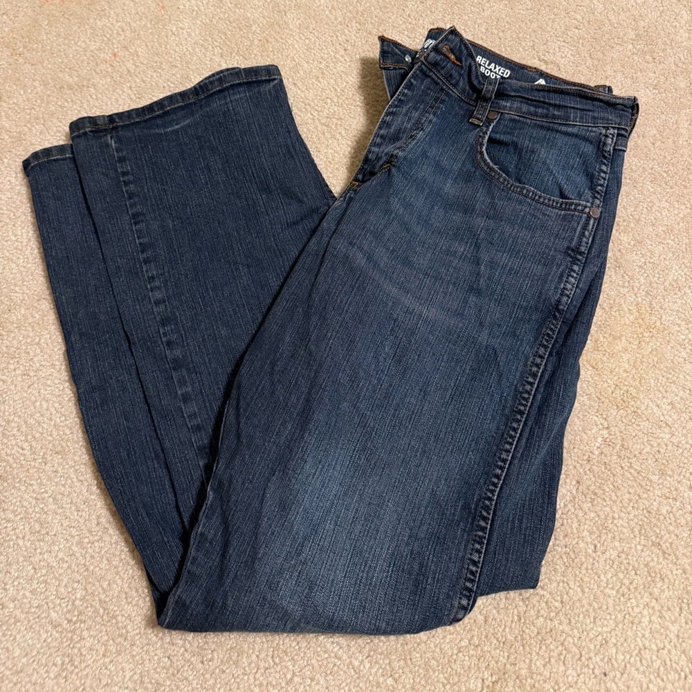 Wrangler Men's Dark Blue Jeans